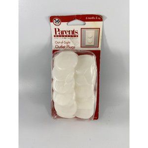 Parents Magazine Out-of-Sight Baby Outlet Plugs Covers, Qty 36 #48342